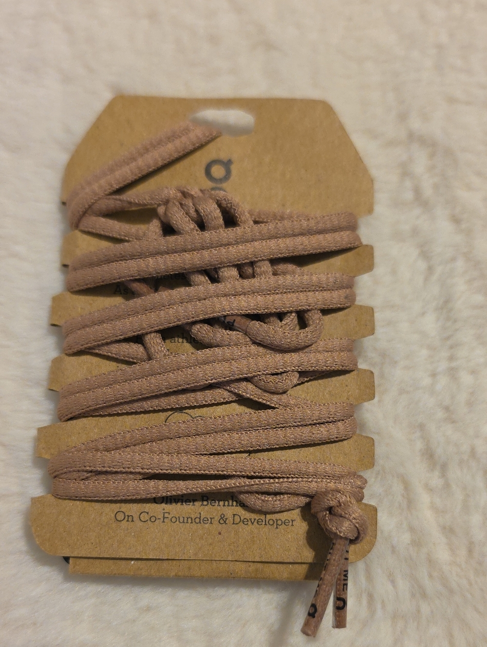On Running Neutral Tan Replacement Shoelaces